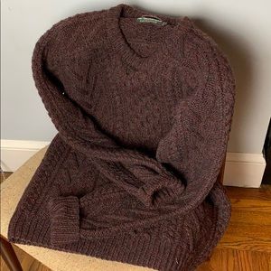 FISHERMAN 100% wool sweater